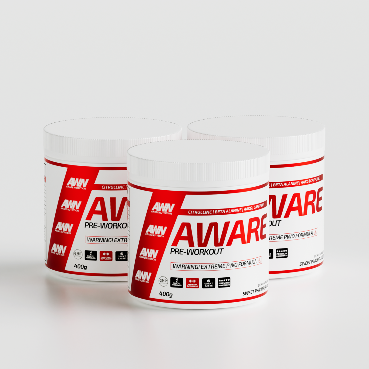 3x Aware PWO 400g