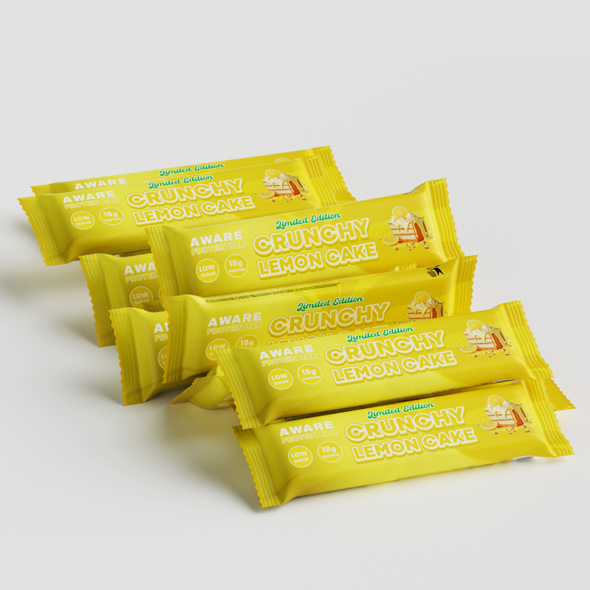 Protein Bar Crunchy Lemon Cake 12 pack