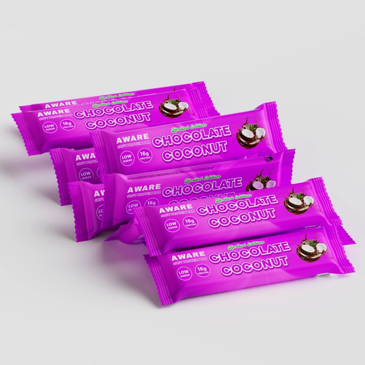 AWARE Protein Bar Chocolate Coconut 12 pack