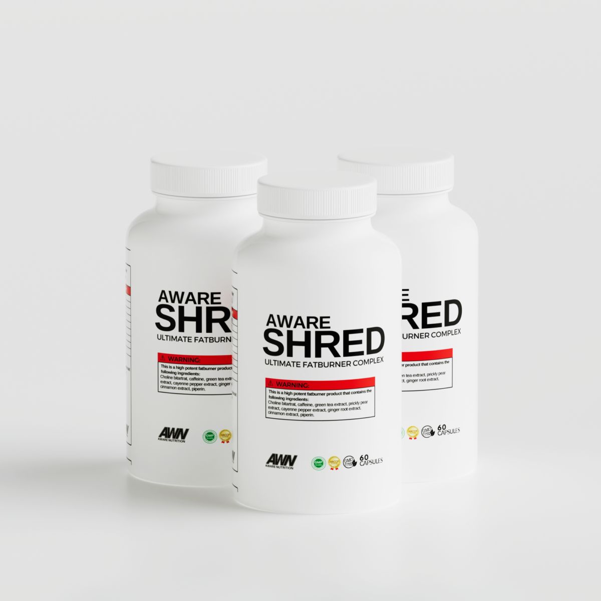 3x SHRED Aware