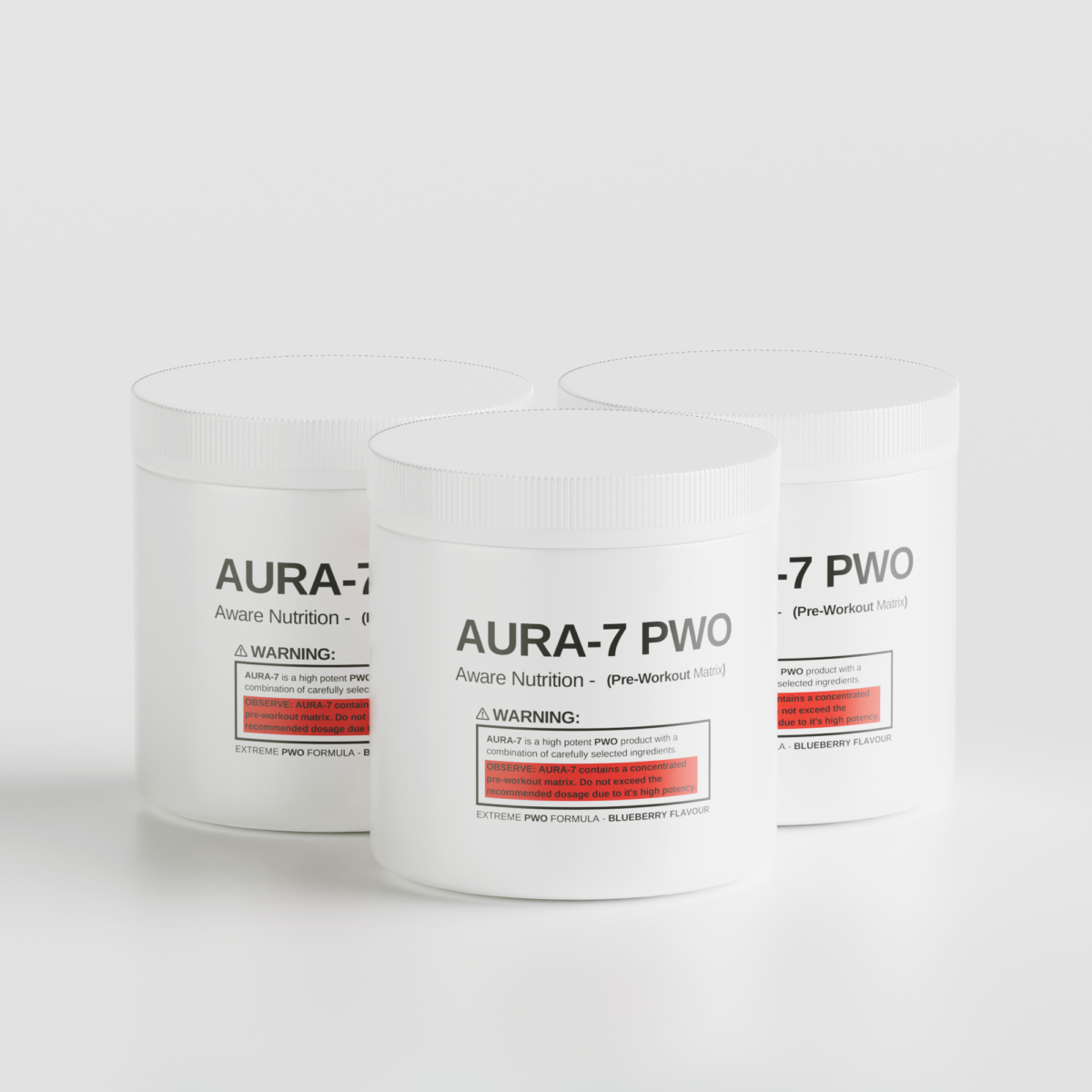 3x AURA-7 PWO
